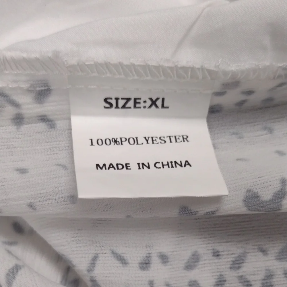 White Embellished Relaxed Blouse - Picture 12 of 12